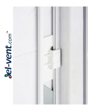Люк-дверцы ревизионные повышенной прочности Plastic-PVC - фиксирующий механизм