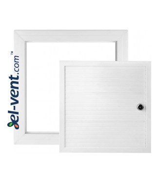 Revizinės durelės sustiprintos Plastic-PVC - paveikslėlis 2 Revizinės durelės sustiprintos Plastic-PVC - paveikslėlis 2