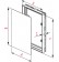 Invisible and magnetic tile access panels MAGNA - drawing