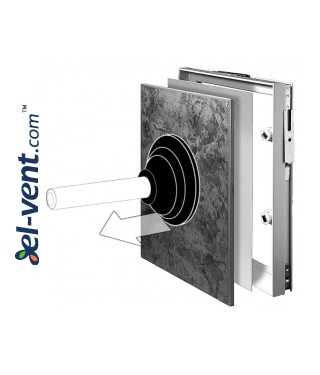 Tile access panel 250x350 mm MPCV18 - mounting Tile access panel 250x350 mm MPCV18 - mounting