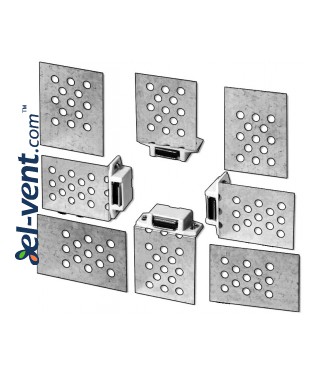 Universal set of magnets for access panels MU1 - Mounting example