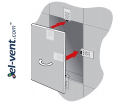 Universal set of magnets for access panels MU1