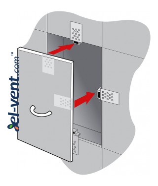 Universal set of magnets for access panels MU1