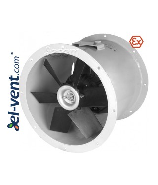 Sprogimui saugūs ašiniai kanaliniai ventiliatoriai AVOFK EX ≤20500 m³/h