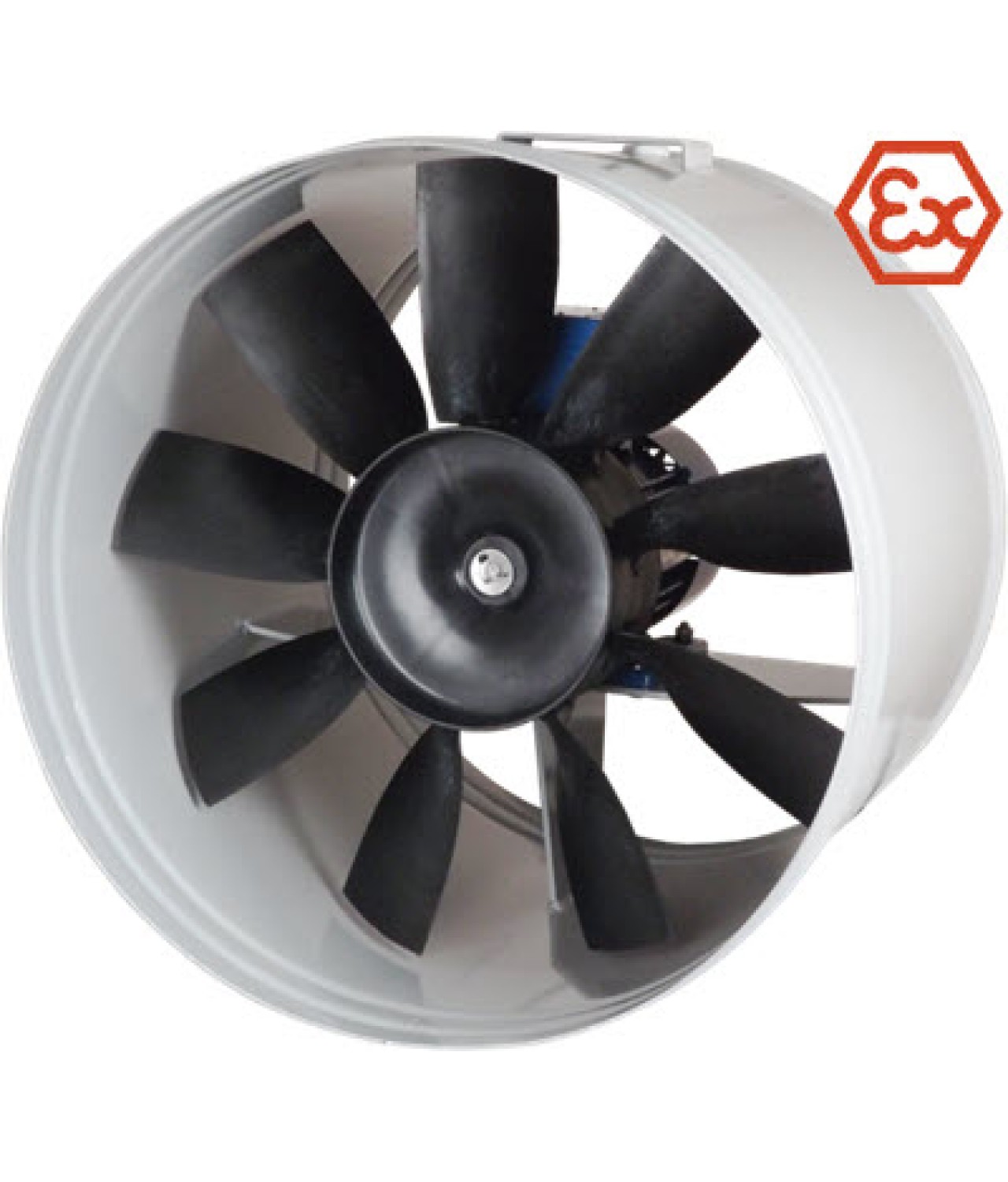 Sprogimui saugūs ašiniai kanaliniai ventiliatoriai AVWOKE EX B ≤46400 m³/h