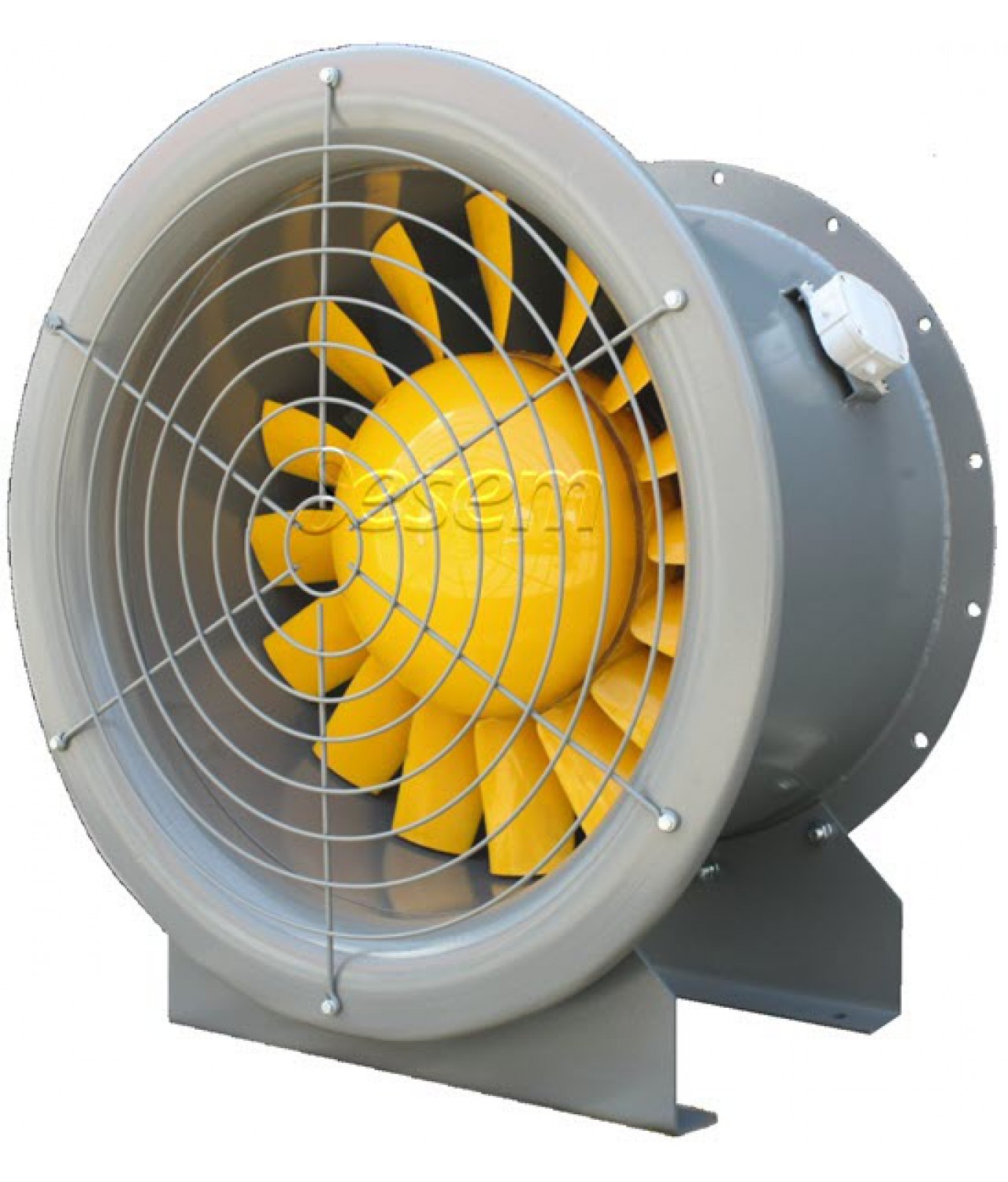 Increased efficiency and pressure axial duct fans AVWOX ≤37080 m³/h