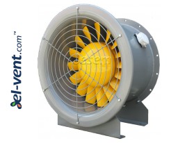 Padidinto efektyvumo ir slėgio ašiniai kanaliniai ventiliatoriai AVWOX ≤37080 m³/h