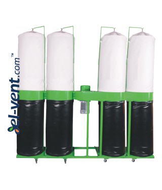 Dust and shavings extraction kit DNZOT-4 ≤4700 m³/h