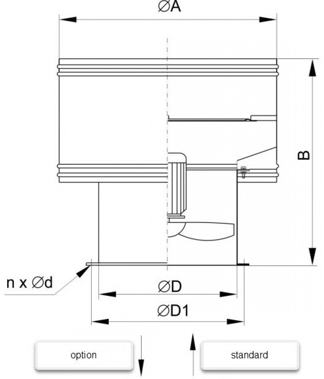 SVDWR ≤35500 м³/ч - чертеж