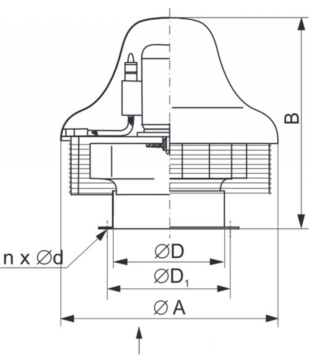 SVWDP EX ≤16400 m³/h - drawing