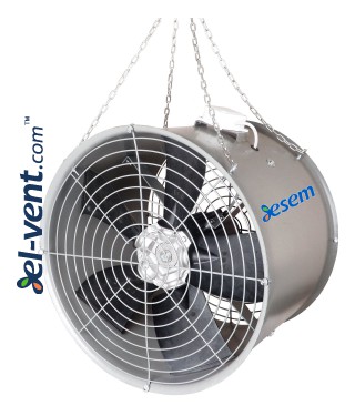 Hanging air circulators WOJ-POWER ≤23800 m³/h