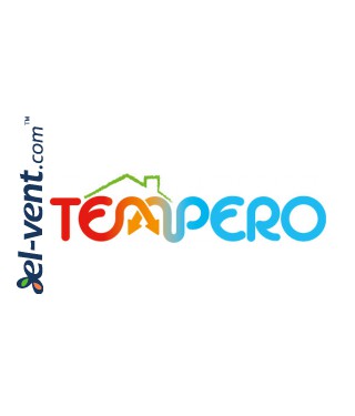 Heat recovery unit Tempero ECO IL 400 E BP - Tempero logo Heat recovery unit Tempero ECO IL 400 E BP - Tempero logo