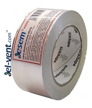 Aluminum foil tape AS252, thickness 130 µm, 4.8 cm x 45 m, -40 - +120 °C