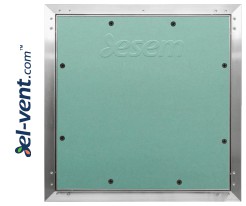 AluEco Flex - access panels with surrounding rubber lip seal