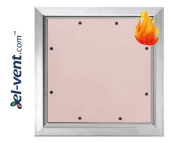 Alumaster Airproof W EI30-60-120 - nepralaidžios orui ir dūmams, bei slopinančios triukšmą priešgaisrinės revizinės durelės