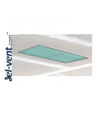 Alumaster C2 - double-leaf access panels for plasterboard ceilings, closed Alumaster C2 - double-leaf access panels for plasterboard ceilings, closed