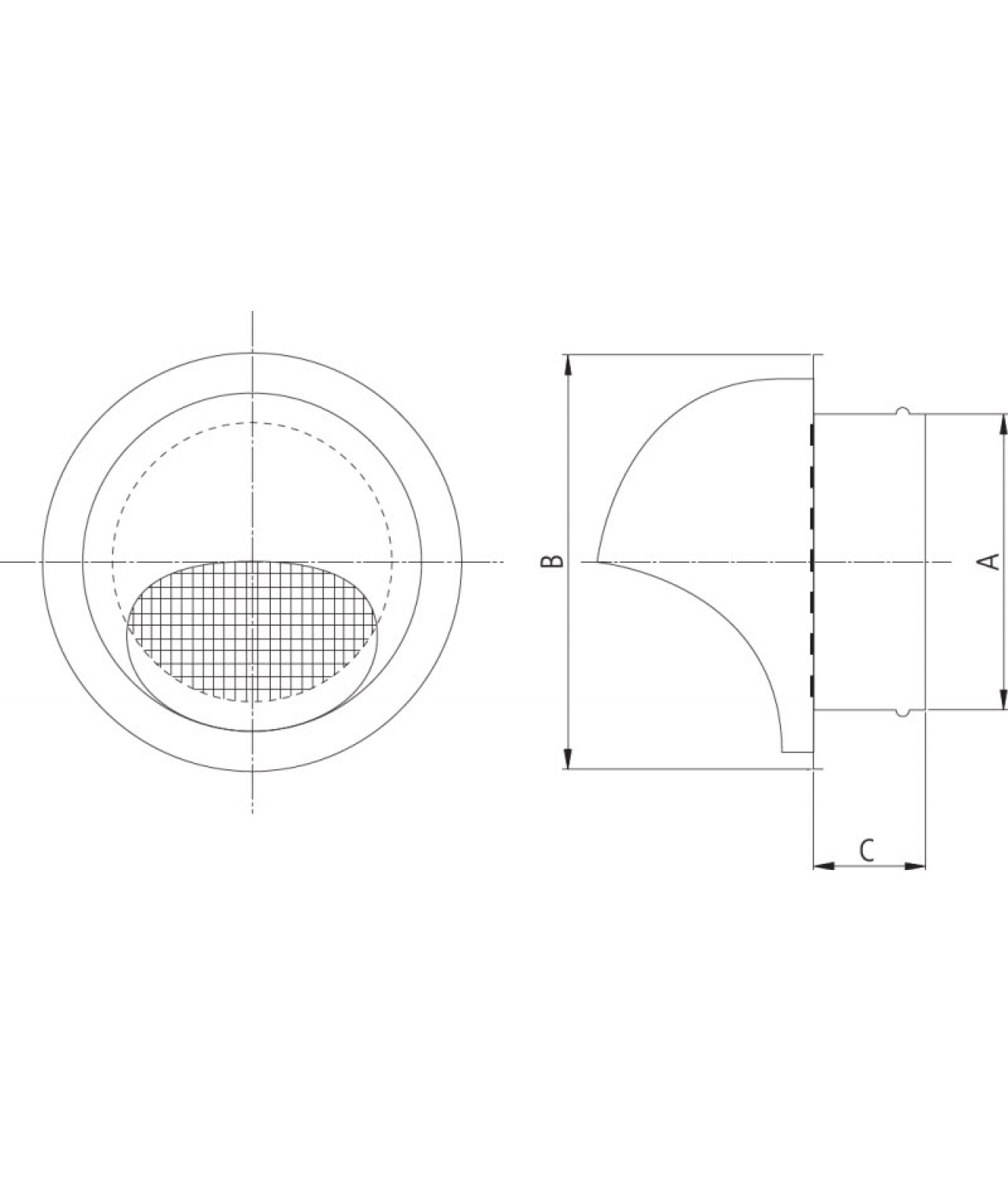 GL INOX WHITE - drawing