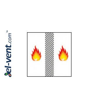Fire rated access panels UNISPACE EI30 - double-sided fire resistance