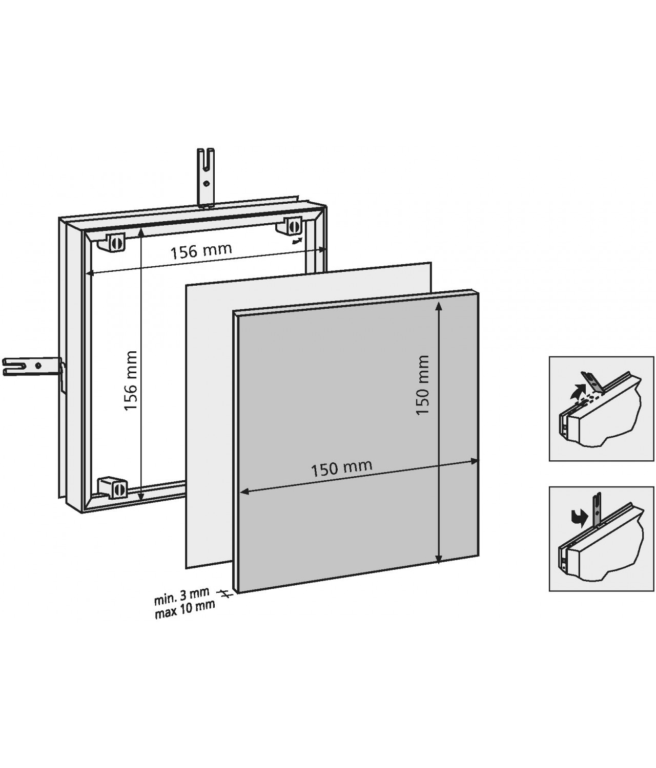 Tile access panels MAGNA - 80701