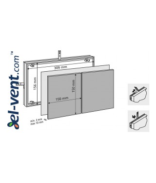 Tile access panels MAGNA - 80702