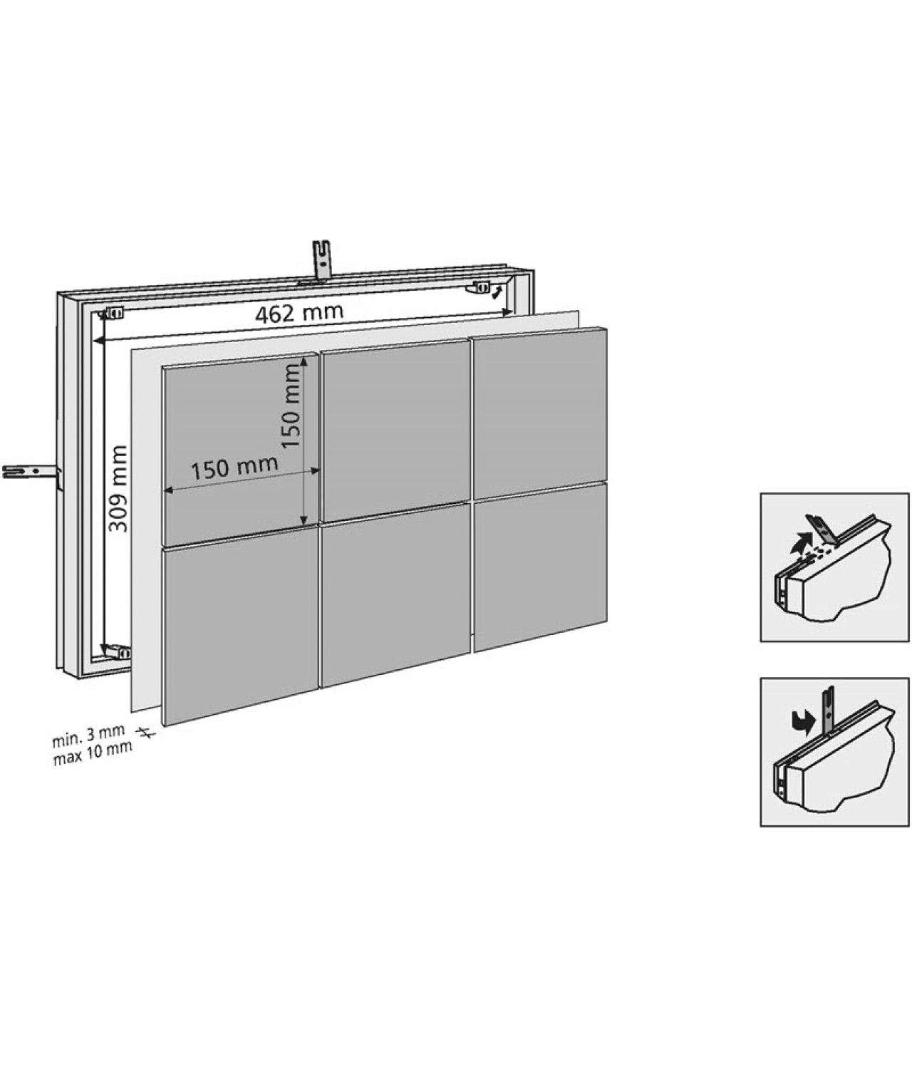 Tile access panels MAGNA - 80704