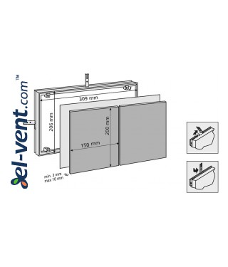 Tile access panels MAGNA - 80722