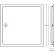 Softline INOX square lock - drawing