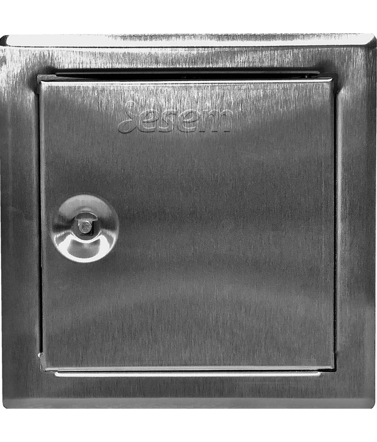 Softline INOX square lock - stainless steel access panels | el-vent.com™