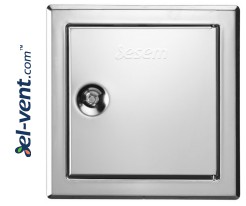 Softline INOX square lock - stainless steel access panels with square lock