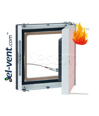 Fire rated access panels UNISPACE EI60 / EI90 opened