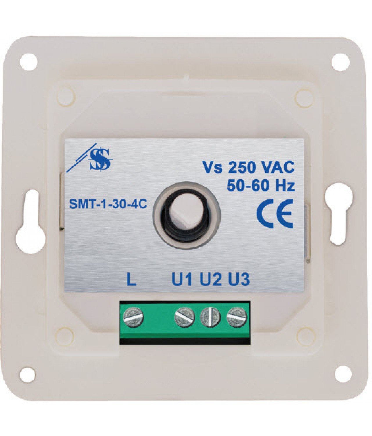 Three step fan speed controller SMT-1-30-4C 3.0 A IP44/54 - connection terminals