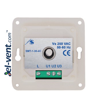 Three step fan speed controller SMT-1-30-4C 3.0 A IP44/54 - connection terminals