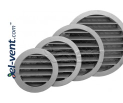 Aluminum ventilation grille AG ALU