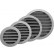 Aluminum ventilation grille AG ALU - Ø100-125-160-200 mm