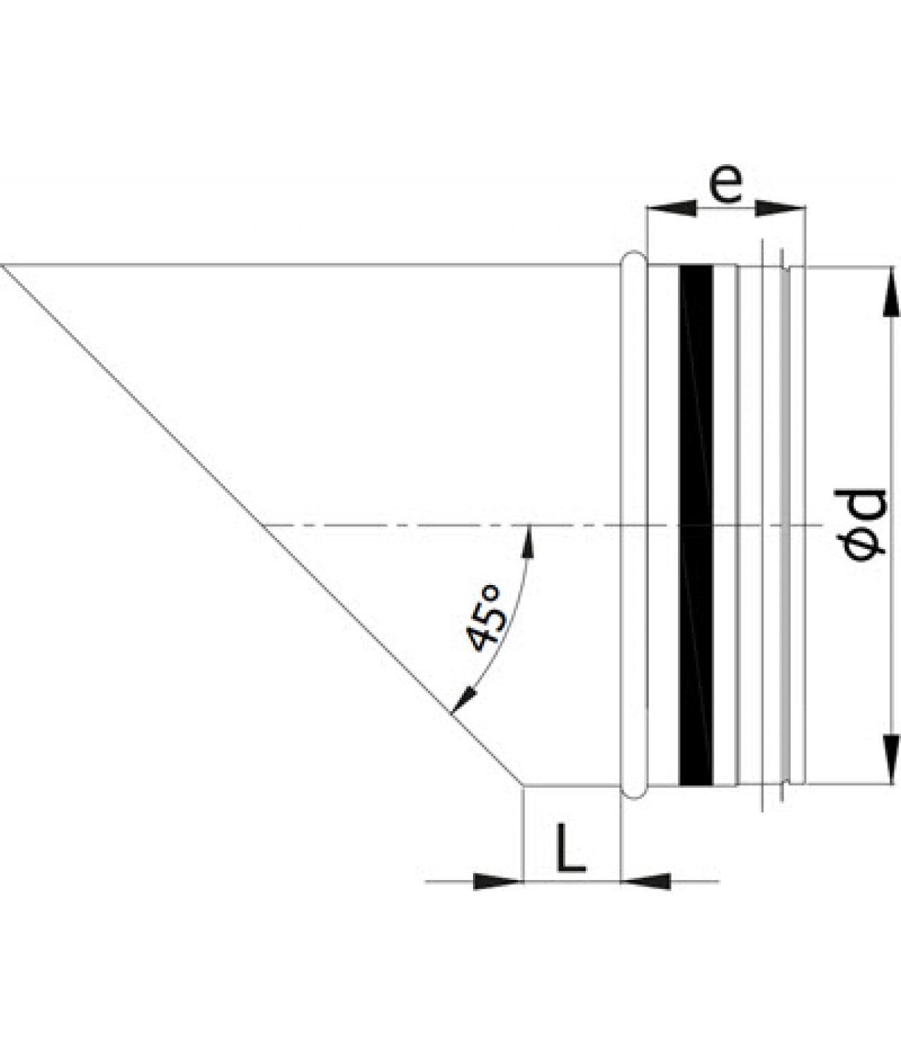 Exterior vents Traffic light - drawing