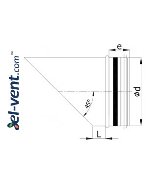 Exterior vents Traffic light - drawing