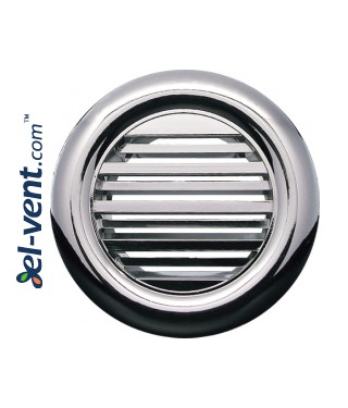 Door grilles GRT71MS metallized silver (2 pcs.), Ø40/55 mm Door grilles GRT71MS metallized silver (2 pcs.), Ø40/55 mm