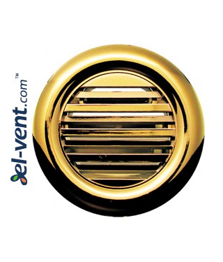 Door grilles GRT71MZ metallized gold (2 pcs.), Ø40/55 mm Door grilles GRT71MZ metallized gold (2 pcs.), Ø40/55 mm