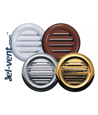 Door grilles GRT71 (2 pcs.), Ø40/55 mm - color Door grilles GRT71 (2 pcs.), Ø40/55 mm - color