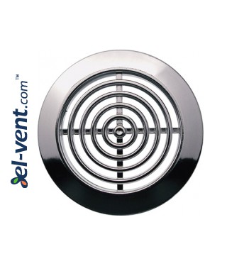 Door grilles GRT72MS metallized silver (2 vnt.), Ø45/52 mm Door grilles GRT72MS metallized silver (2 vnt.), Ø45/52 mm