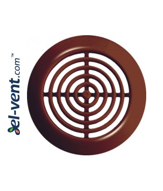 Door grilles GRT72BR brown (2 vnt.), Ø45/52 mm Door grilles GRT72BR brown (2 vnt.), Ø45/52 mm