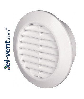 Air vent cover GRT75, Ø70/95 mm - white