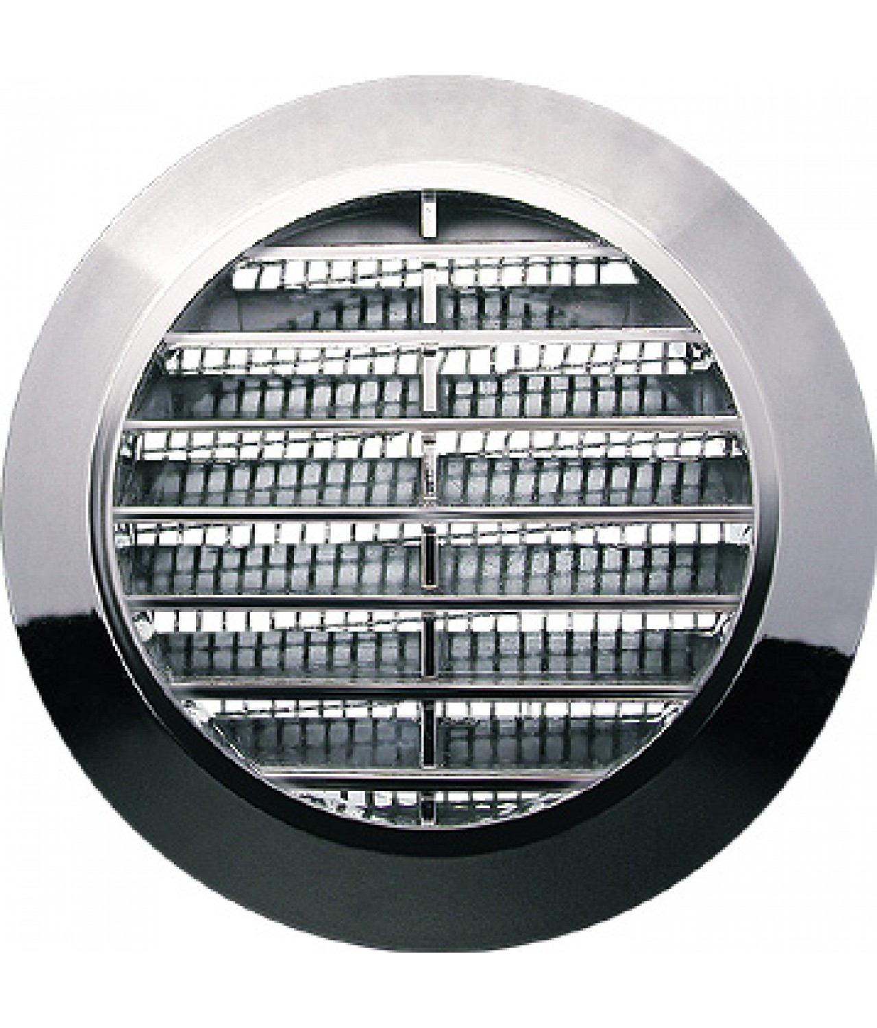 Door vents GRT74, Ø60/80 mm - metalized silver