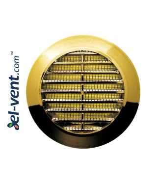Door grille GRT75MZ metalized gold, Ø70/95 mm Door grille GRT75MZ metalized gold, Ø70/95 mm
