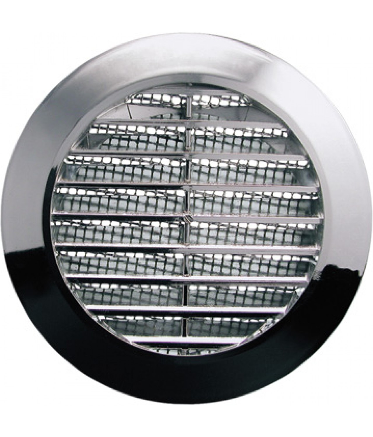 Air vent cover GRT75, Ø70/95 mm - metalized silver