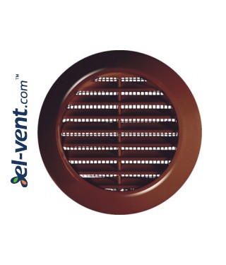 Air vent cover GRT75, Ø70/95 mm - brown