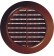 Air vent cover GRT75, Ø70/95 mm - brown