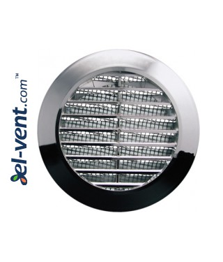 Door grille GRT75MS metalized silver, Ø70/95 mm Door grille GRT75MS metalized silver, Ø70/95 mm