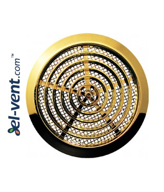 Door grilles GRT76MZ metallized gold, Ø80/92 mm Door grilles GRT76MZ metallized gold, Ø80/92 mm