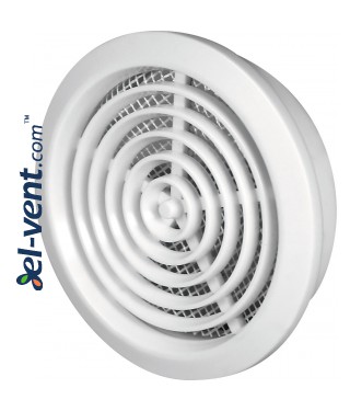 Air vent cover GRT76, Ø80/92 mm - white